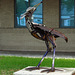 sculpture  of recycled materials .. Another Link in the Chain ..