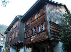 Sehr alte Holzbauhäuser