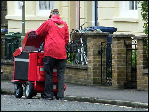 postman's delivery trolley