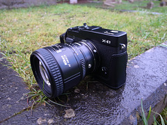 Fuji X-E1 & Nikon 85mm f1.8 + Novoflex + Fuji M Mount adaptor