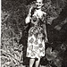 Mom's friend, Marie, circa 1945.  A Coke and a Smile
