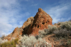 Red outcrop