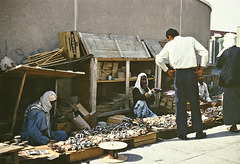 Sandal-sellers, Doha, Qatar