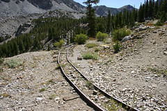 Track from Mae Lundy mine.
