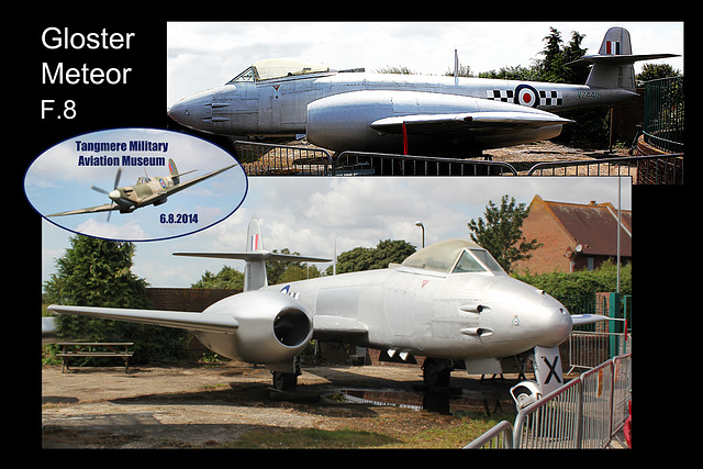 Gloster Meteor - Tangmere Museum -  6.8.2014