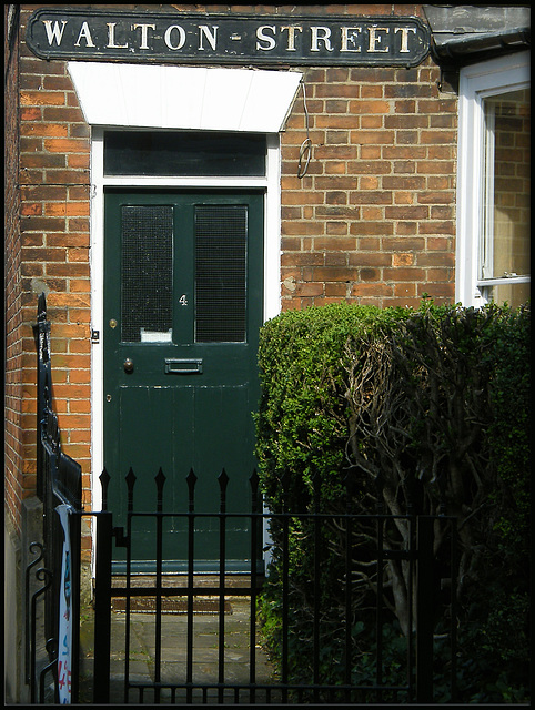 Walton Street front door