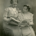Lilly and Mazie Reading a Magazine, 1912