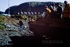 Landing at Macquarie Island by DUKW, 1967