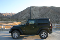 California Aqueduct, with Jeep