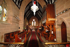 Chancel, Saint James' Church, Idridgehay, Derbyshire