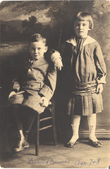 My Mother's Older brother and sister Eunice and Lester Rau,1917, New Orleans