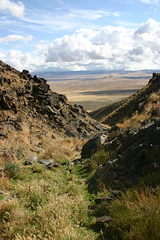 View from southern Seven Troughs Range