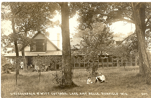 Paternal great-grandfather's summer home when grandpa was a boy and times were good, about 1900