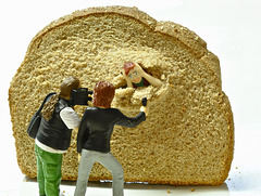 KWTV Interviews the Lady Who  Got Stuck Trying to Eat Her Way Through the World's Largest Slice of Whole Wheat Bread