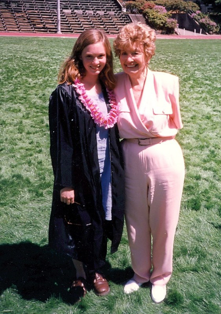 Elise's College Graduation,  Humboldt State, 1997