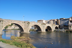 Le Pont Vieux à Limoux, Aude