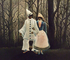 Detail of Carnival Evening By Rousseau in the Philadelphia Museum of Art, January 2012