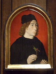 Portrait of a Young Man Holding a Sprig of Cocksomb in the Philadelphia Museum of Art, January 2012