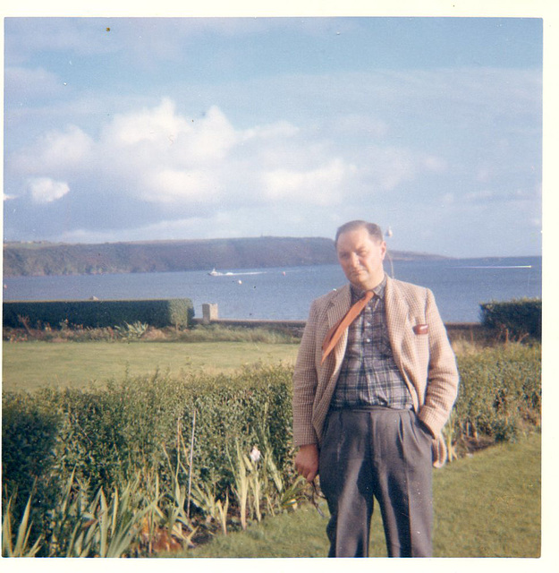 My dad in Plymouth around 1958
