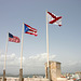 Banderas sobre El Morro
