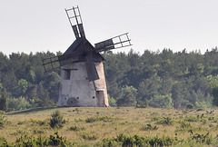Windmill at Sudret, Gotland.