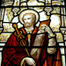 Detail of Memorial window to Edward Mason Weenck, St Anne's Church, Baslow, Derbyshire