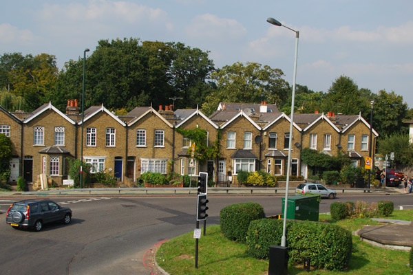 Nice houses, shame about the roundabout
