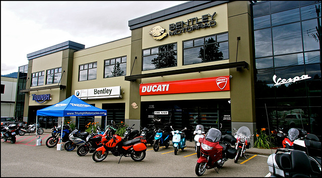 Coffee/Motorcycle Stop in Kelowna, BC