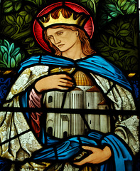Burne Jones, Stained Glass, Leigh Church, Staffordshire