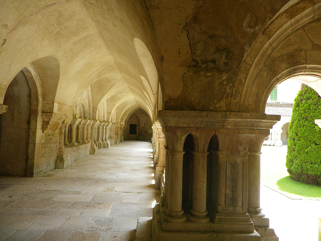 Abbaye de Fontenay : le cloître 2