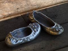 Silver slippers for a princess