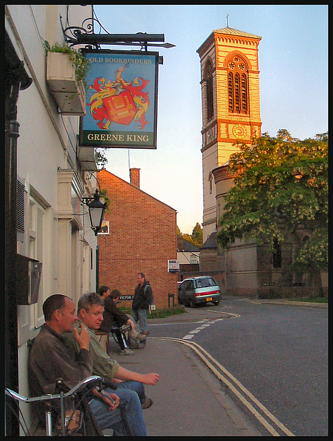 pub and church