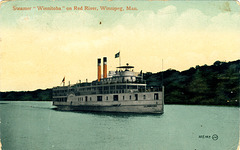 Steamer "Winnitoba" on Red River, Winnipeg, Man.