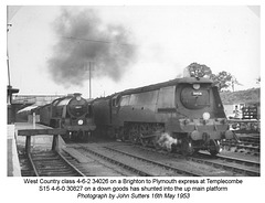 West Country & S15 at Templecombe 16 5 53