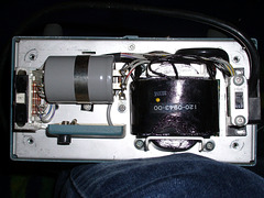 Tektronix 314 - back cover removed