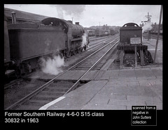 SR S15 4-6-0 30832 - Templecombe - 1963