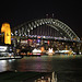 Nighttime in Sydney Harbour