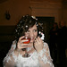 The blushing bride