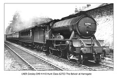 LNER D49 62753 Harrogate  undated BR era
