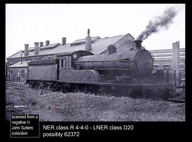 LNER 4-4-0 class D20 BR 62372 possibly