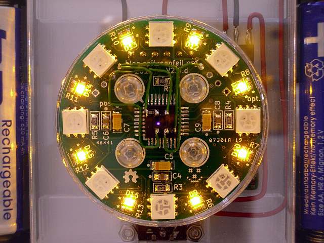 IR sensor - dot of light