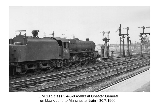 LMSR 4-6-0 45003 Chester 30.7.1966
