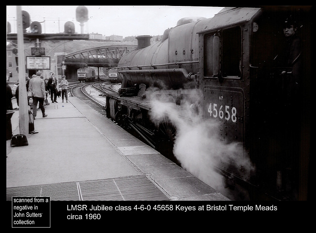 LMSR 4-6-0 45658 Bristol - circa 1964 - see comment below
