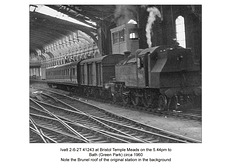 LMSR 2-6-2T 41243 Bristol Temple Meads c 1960