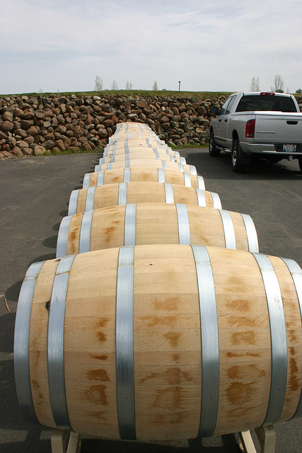 Wine casks, Washington state