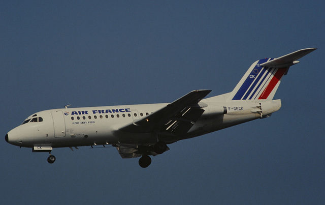 Air France Fokker F28 Fellowship