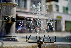 La fontaine aux jets d'eau...