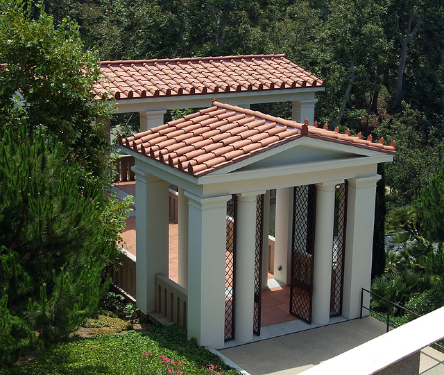 Architecture of the Getty Villa, July 2008