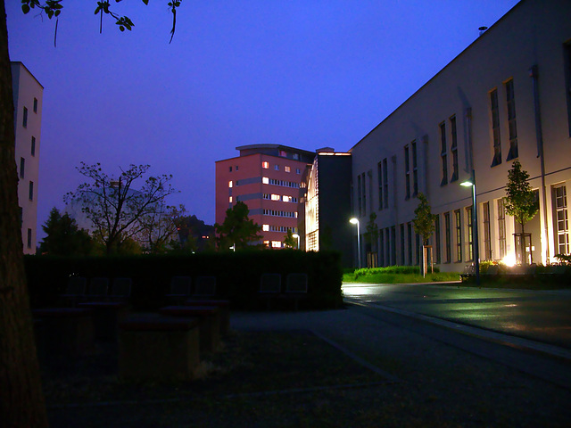 Fachhochschule Jena at night
