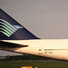 Garuda Indonesia Boeing 747-200 tail section